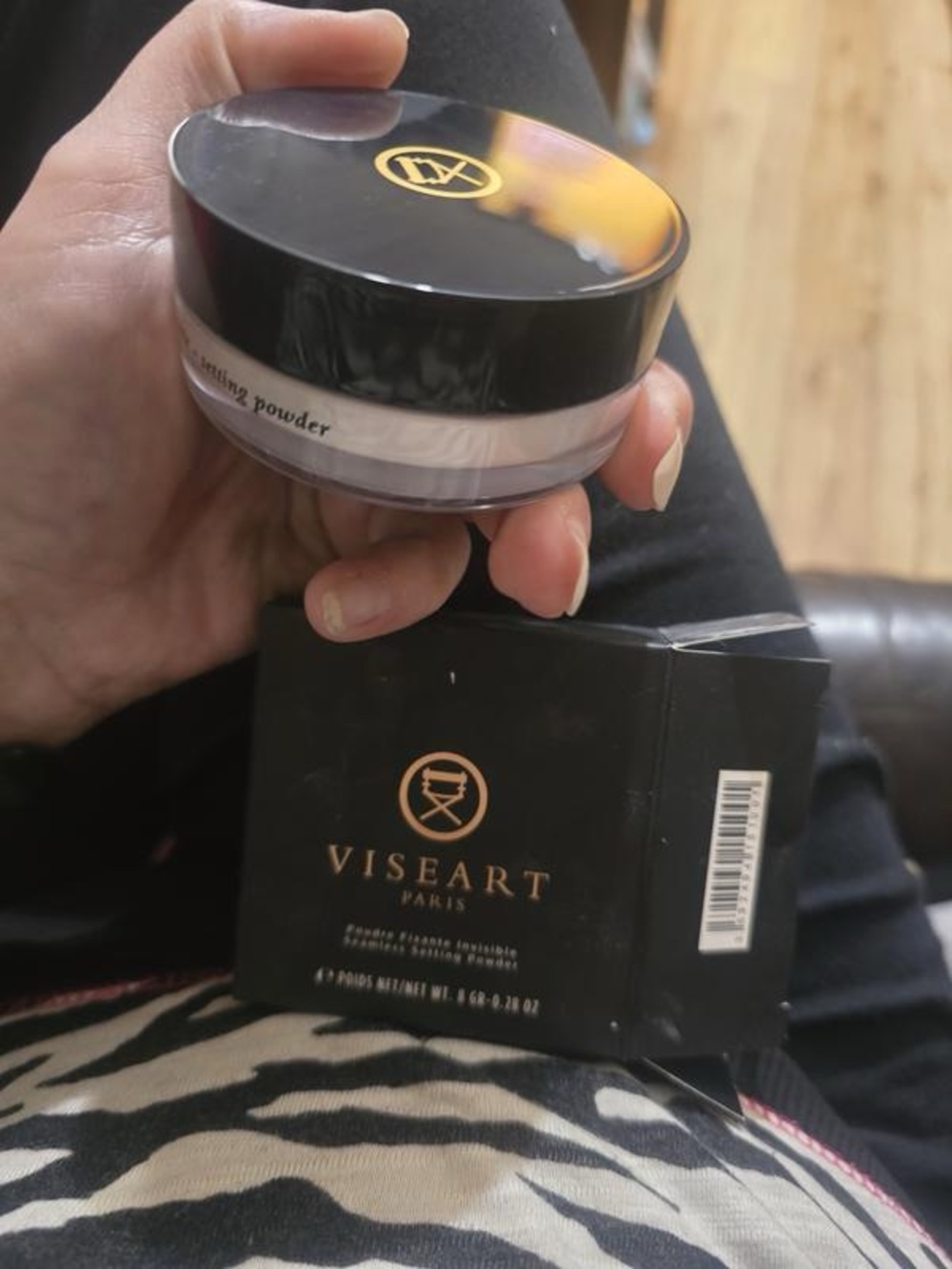 Seamless Viseart Translucent Setting Powder - Light/White Shade